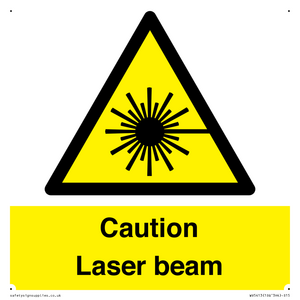 Caution Laser beam